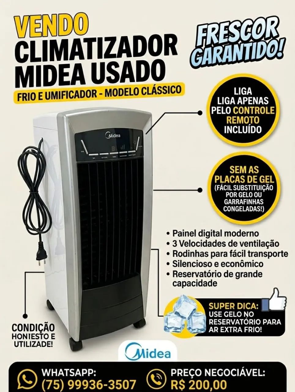 CLIMATIZADOR MIDEA 