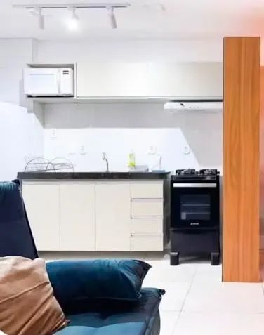 Apartamento a venda Quarto e Sala totalmente mobiliado no Edifício Ametista V. - Foto 2