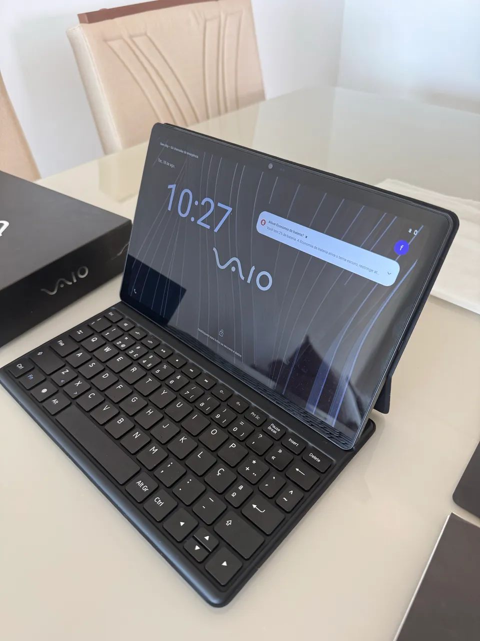 Tablet VAIO LT 10 com teclado 