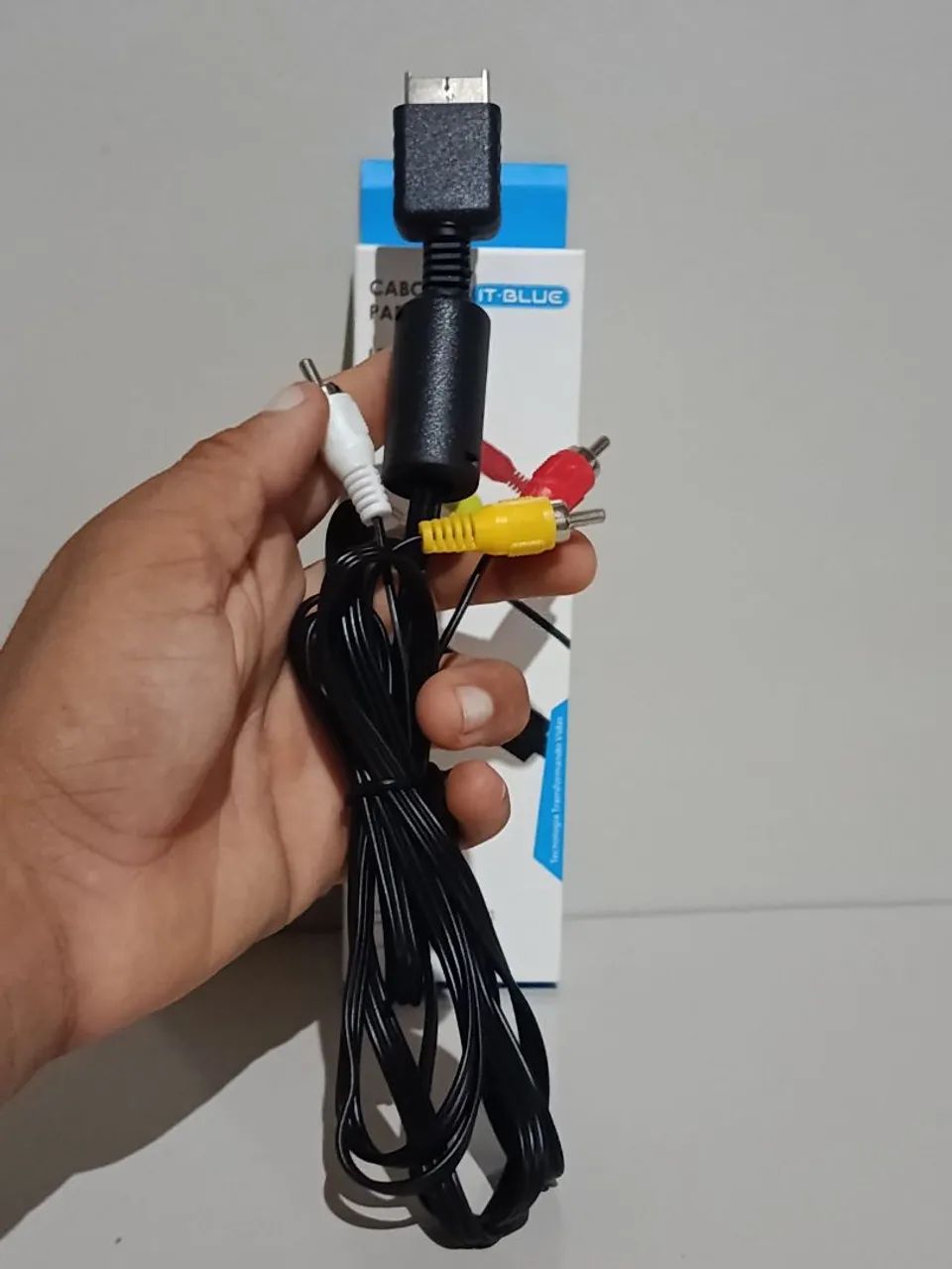 Cabo AV PS2 / PS1 - Imagem e Som na Hora. - Foto 2