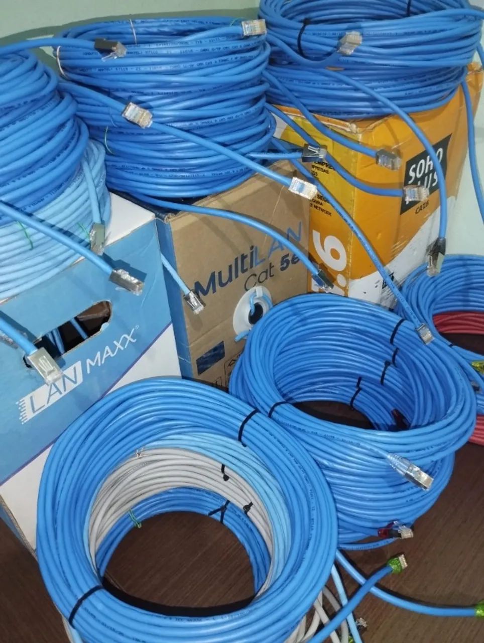 Cabo de internet CAT6 e CAT5e 100% - público profissional que exige o máximo da internet - Foto 3