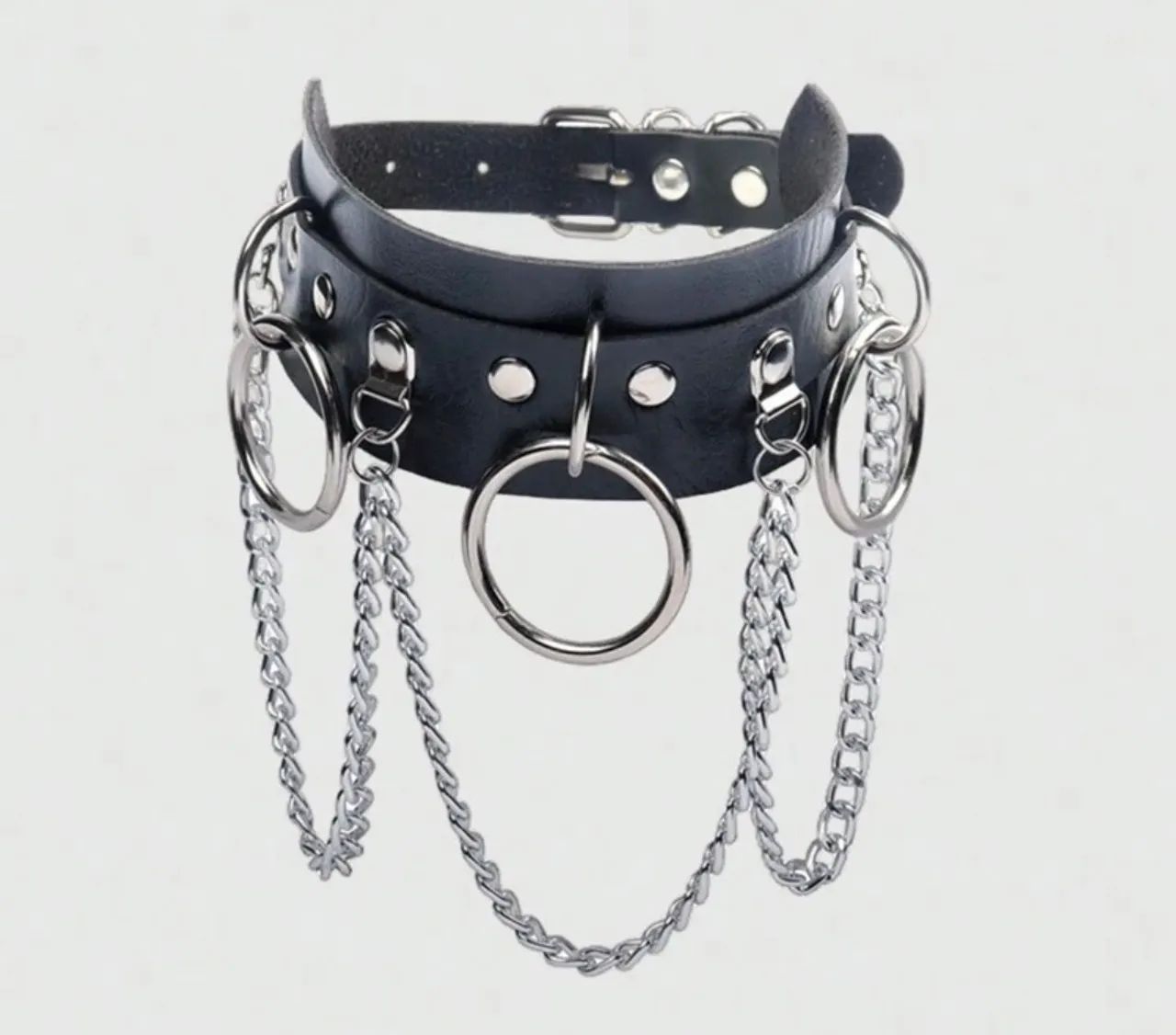 Chocker Gargantilha Grunge Punk - Foto 3