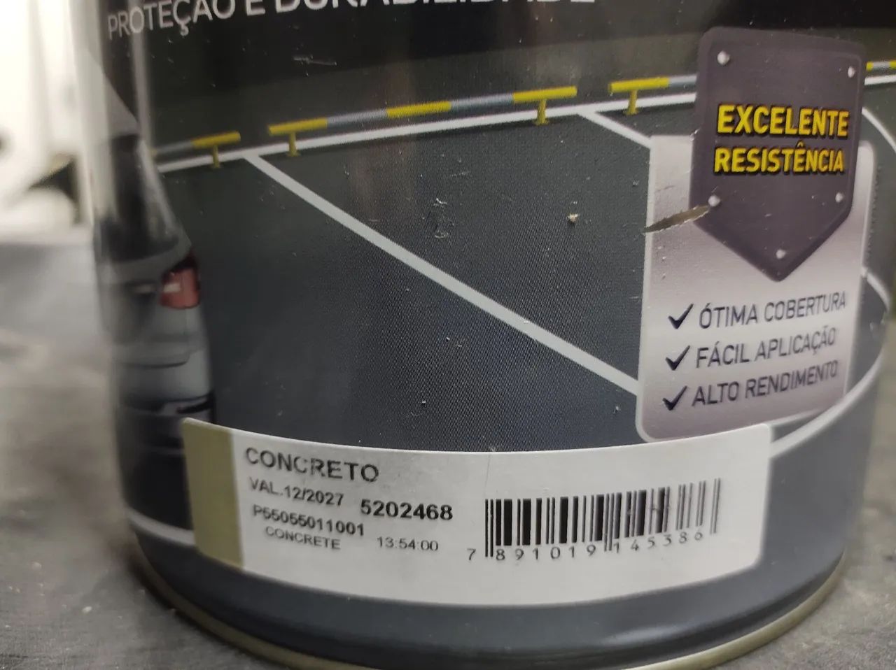 Tinta Piso Concreto 3,6L Coral - Foto 3