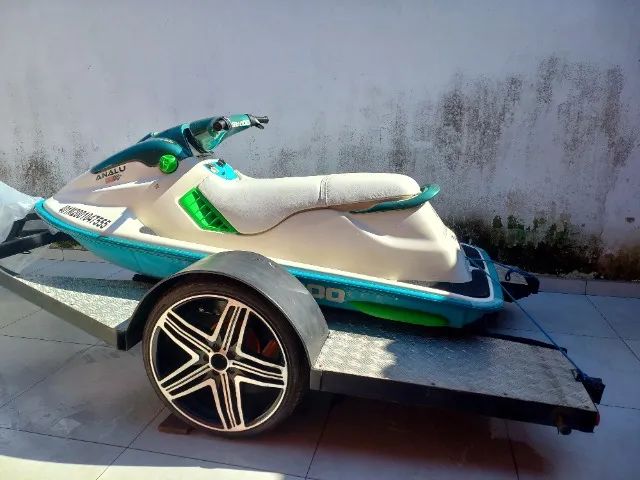 Jet ski sea doo bombardier 750cc mecânica zero lindo Carreta rodoviária Aceito troca  - Foto 6