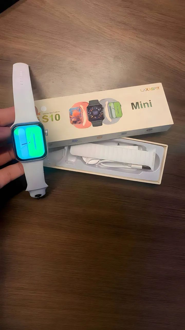 SmartWatch s10 mini, cor prata