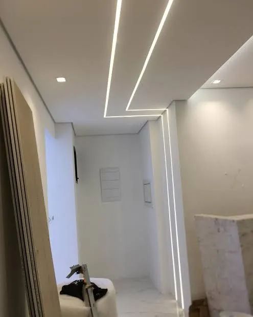 Forro de gesso drywal e divisórias de drywal. 