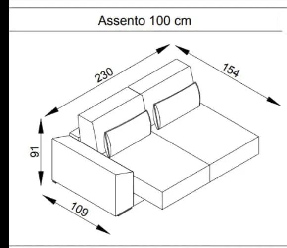 Maravilhoso Sofá 3 lugares - Foto 4