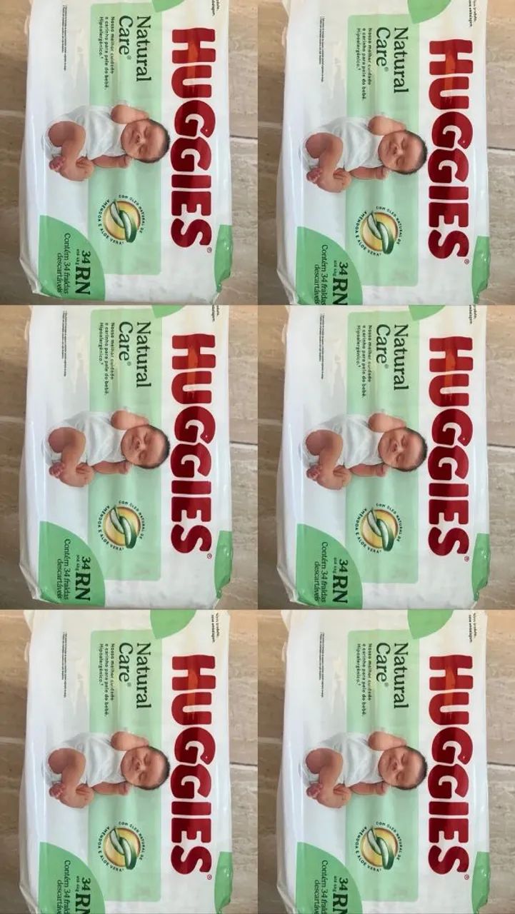 Fraldas RN da Huggies 
