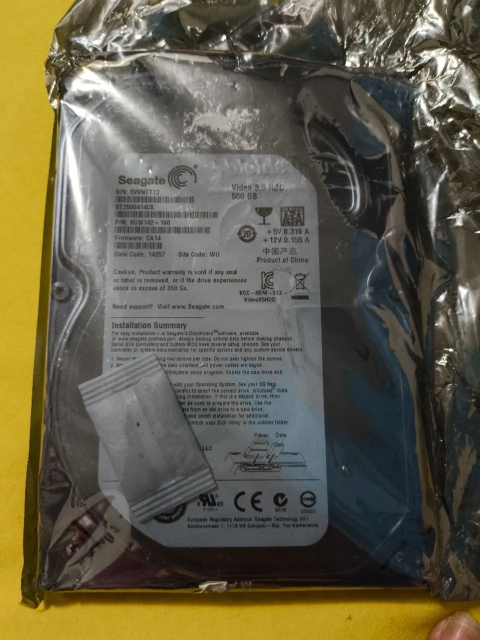 Seagate vídeo 3.5 HDD 500gb - Foto 3