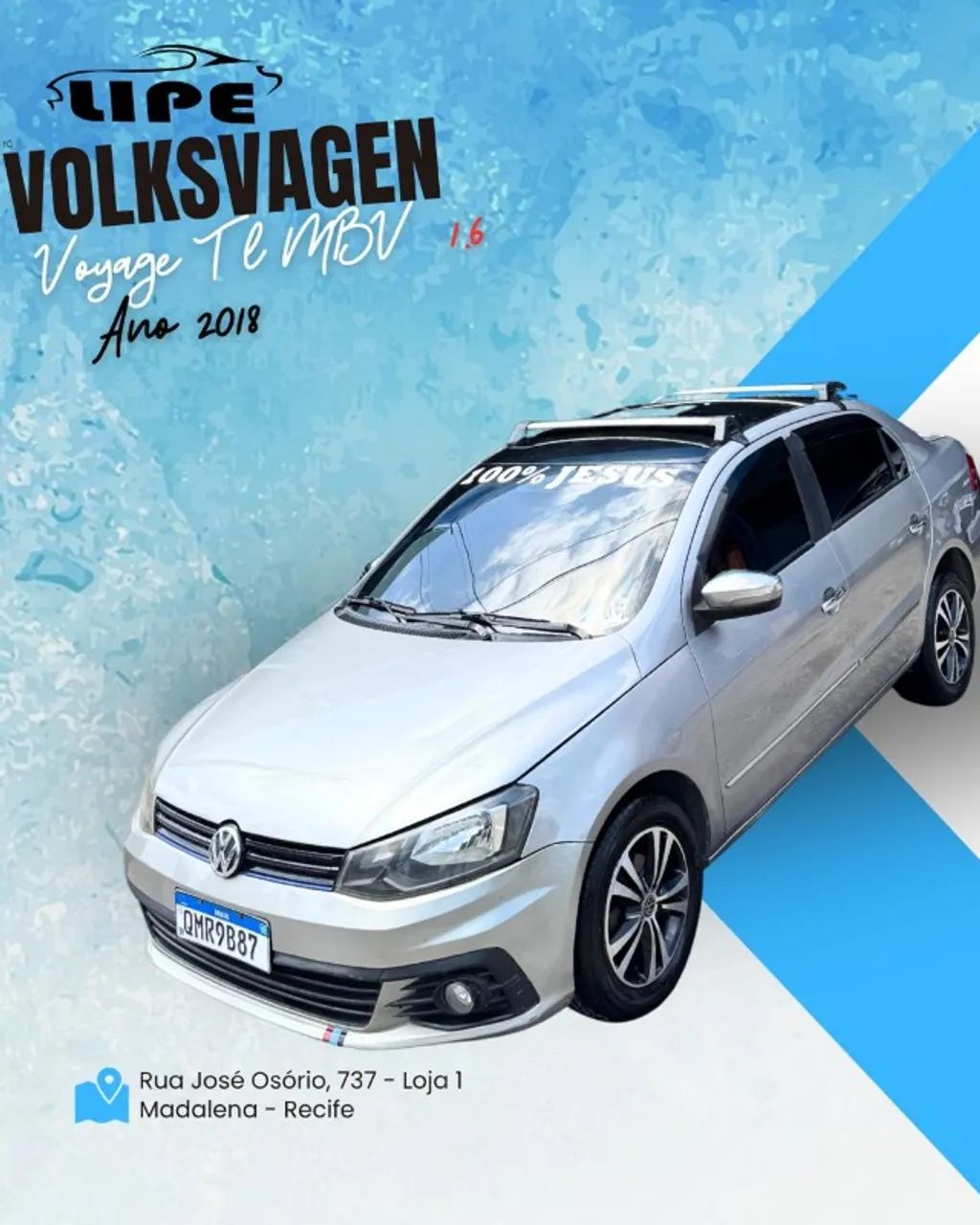 Volkswagen Voyage TRENDLINE 1.6 T.FLEX 8V 4P 2018