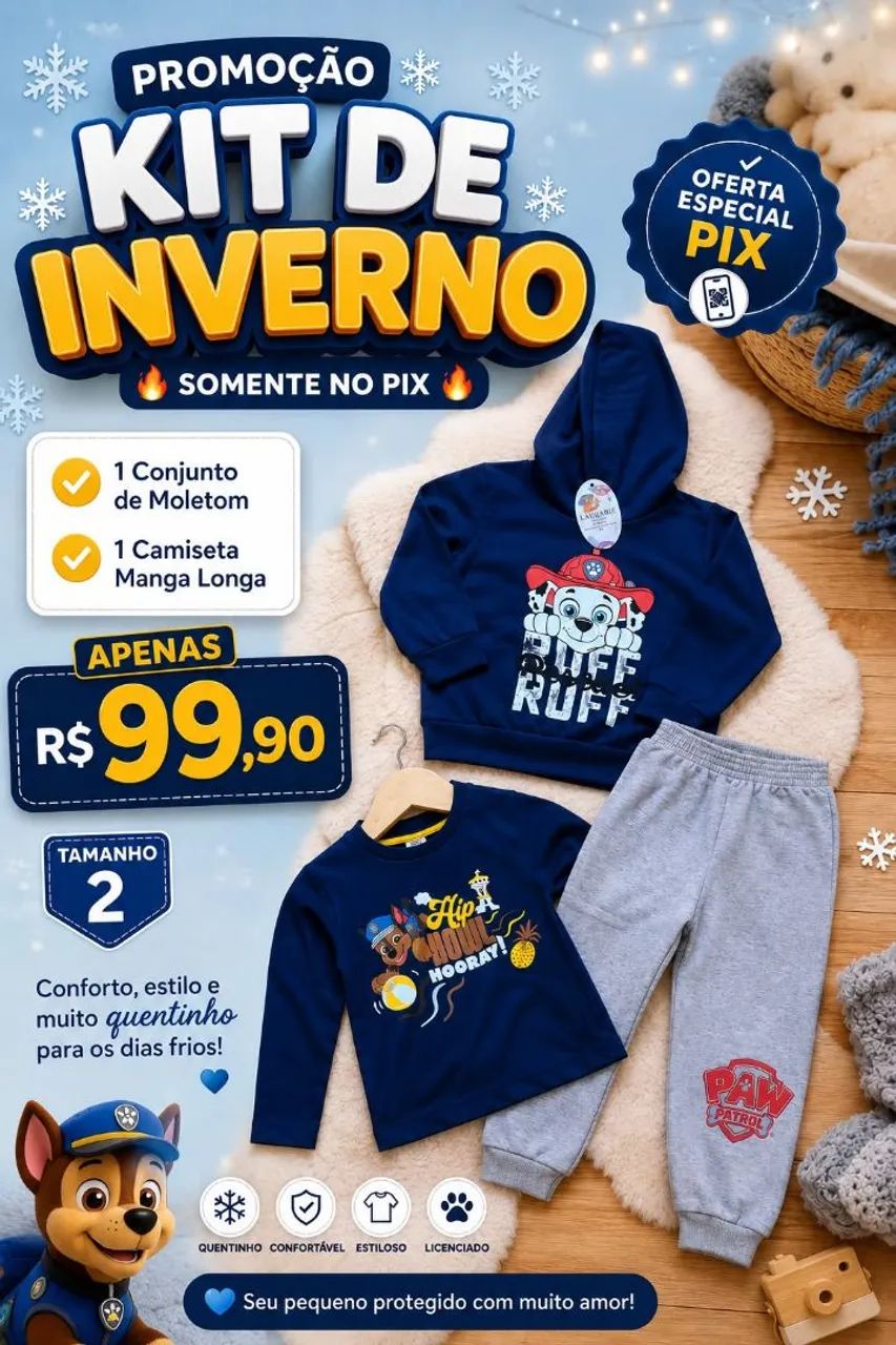 Promoção Kit de Inverno 