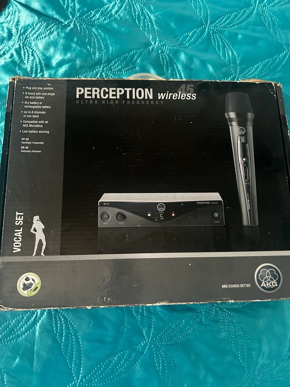 Microfone AKG sem fio perception wireless 45