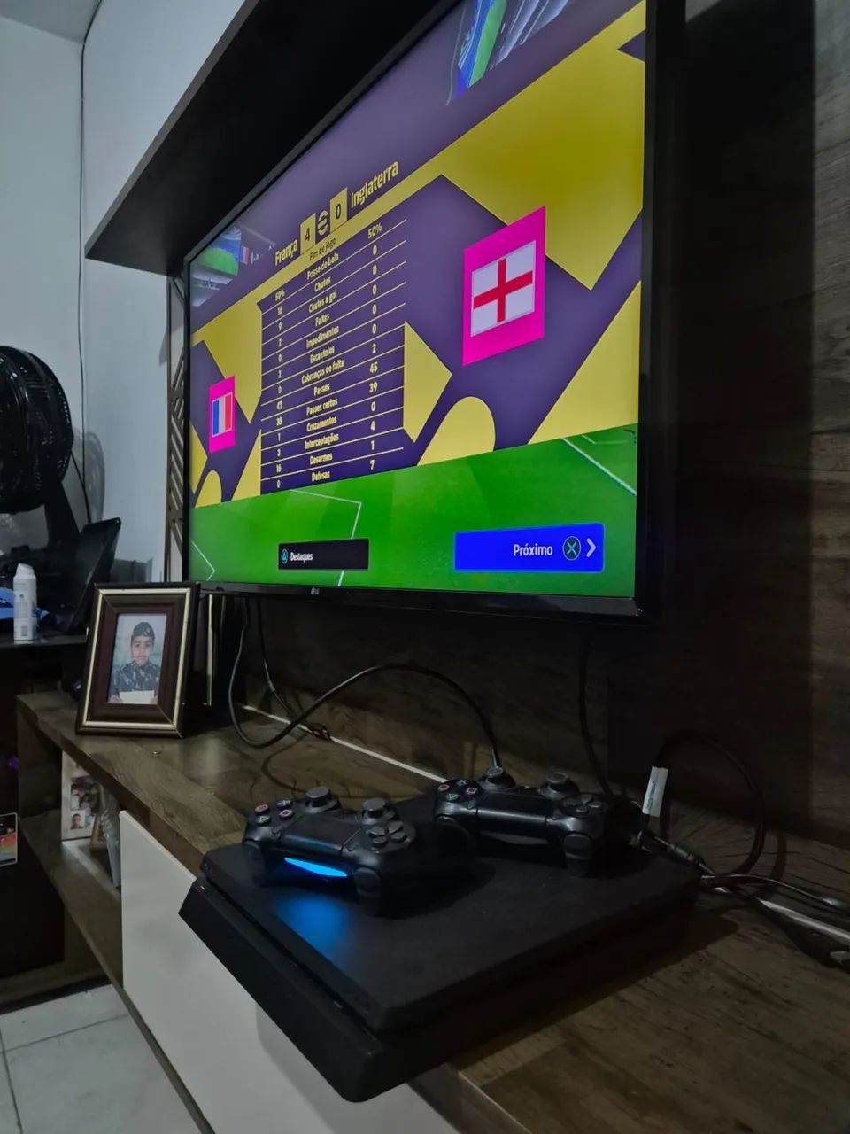 Ps4 slim em ótimas condições  - Foto 4