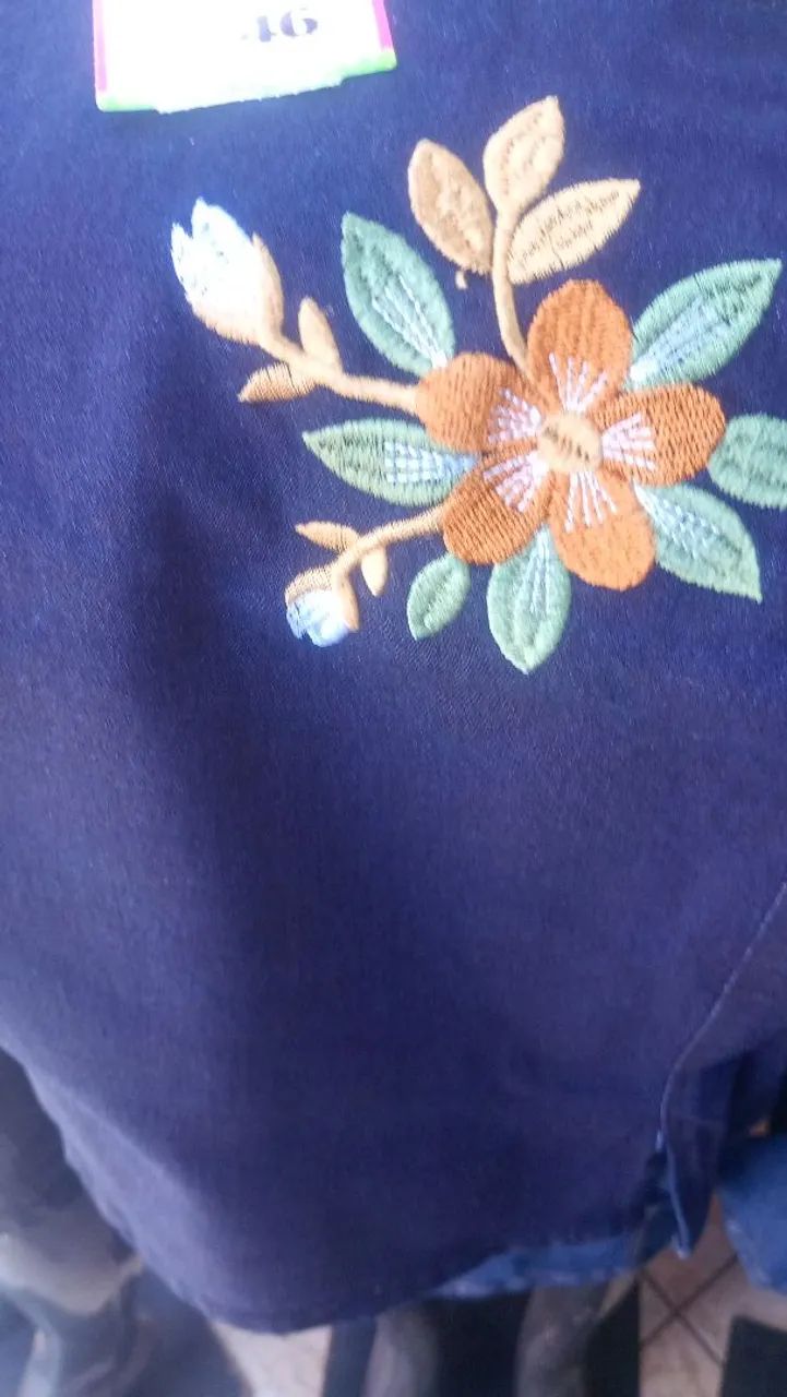 Saia jeans Midi 46