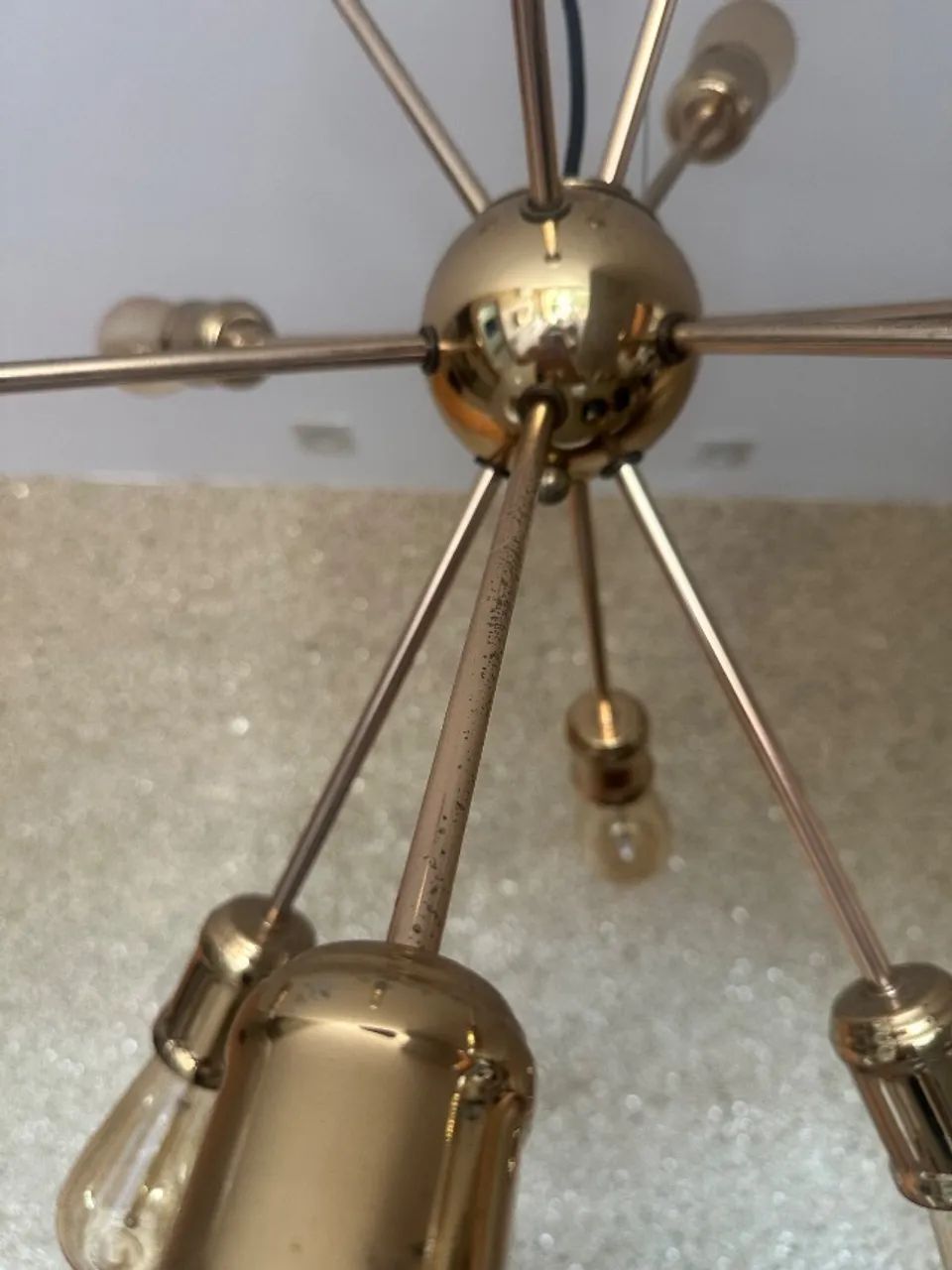 Luminária Sputnik 12 hastes com lâmpadas - Foto 3