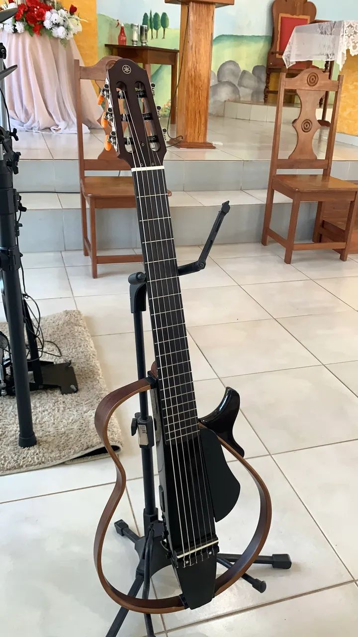 Violão yamaha silent slg200n - Foto 3