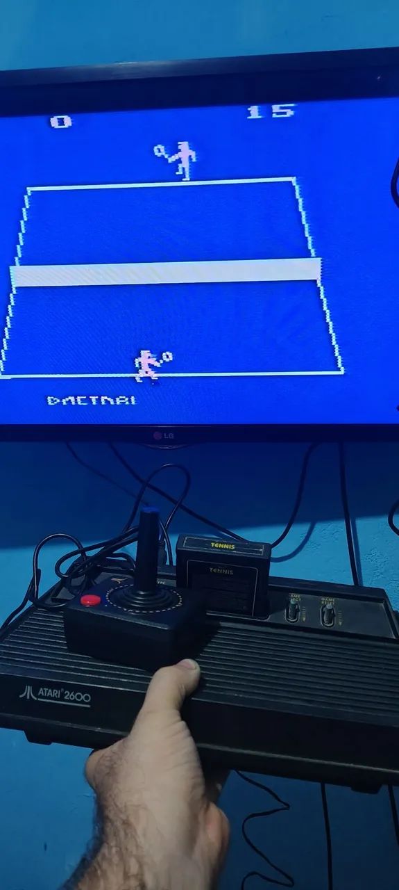 Atari 2600 completo e funcionando 