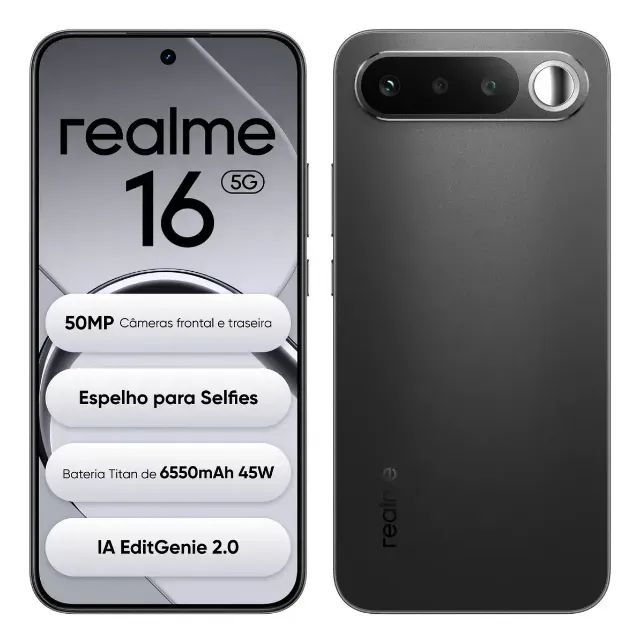 Smartphone Celular Realme 16 5g 256gb 12gb Ram