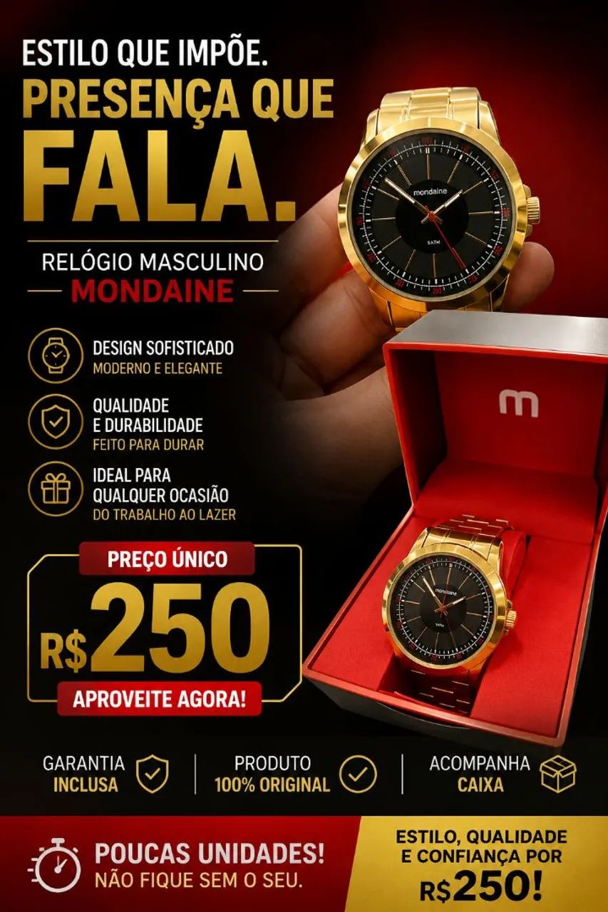 Relógio na caixa....zero com garantia  - Foto 2