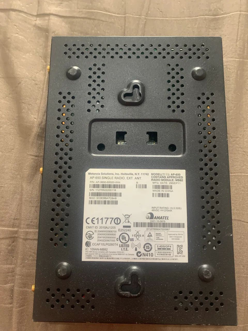 MOTOROLA AP 650 COM PÕE + ANTENA BASTÃO