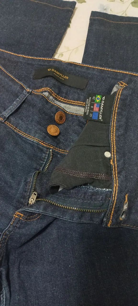 Calça Jeans Cigarrete Damyller Original - Foto 3