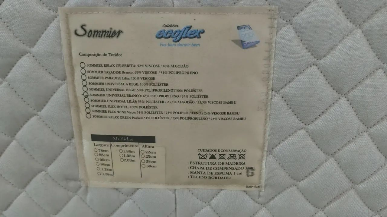 Box de cama de solteiro usado - Foto 2