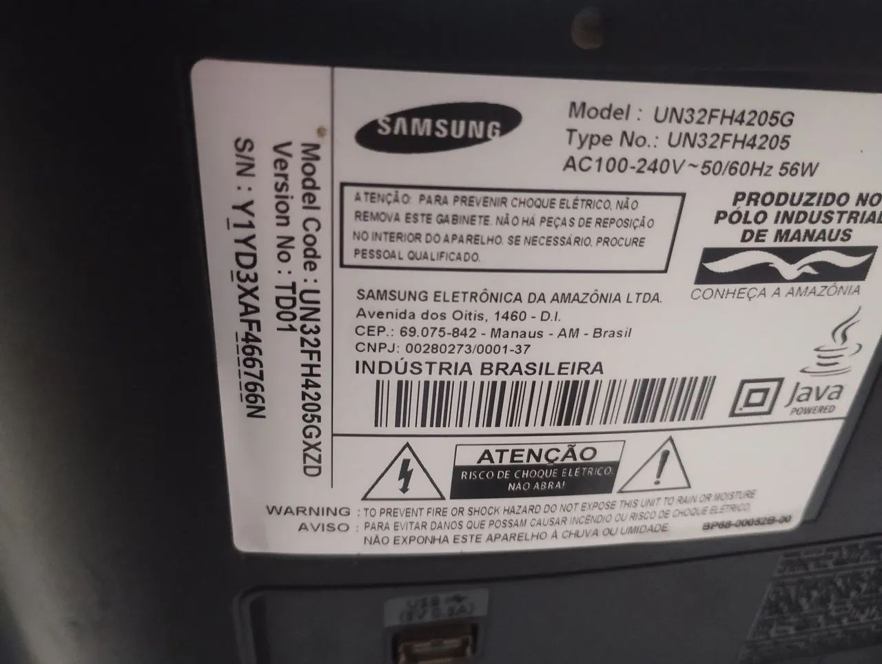 Vendo Tv Samsung 32 polegadas  - Foto 3