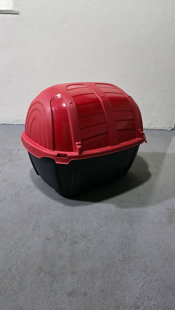 Casinha de cachorro N. 03 vermelha para pequeno médio porte  - Foto 5