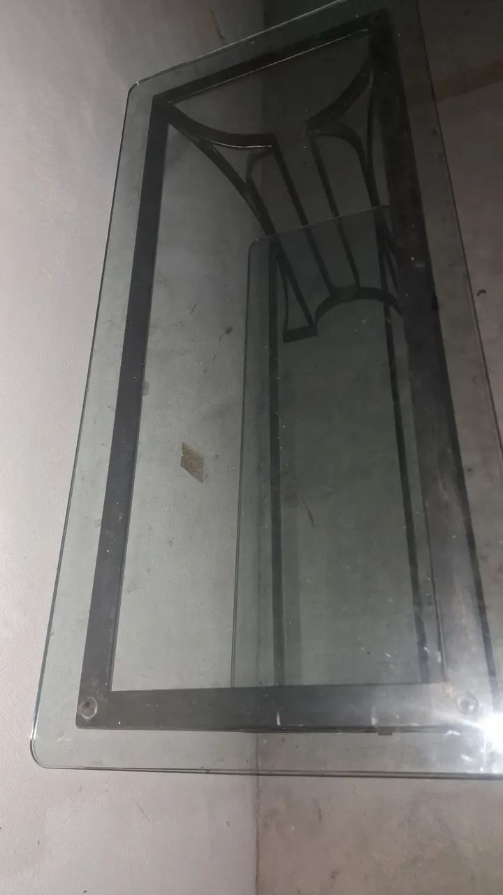 Mesa aparador com vidro 120×55 e 81 de altura  - Foto 4