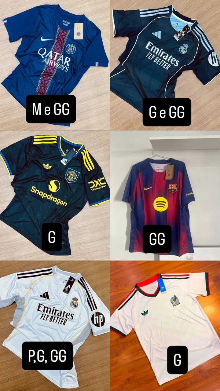 camisas de time no atacado tailandesas  - Foto 5