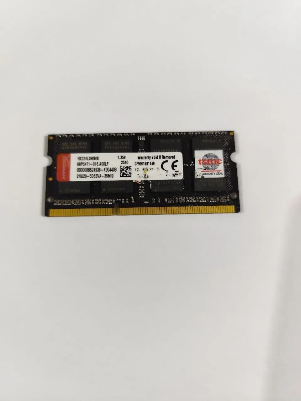 MEMORIA PC3L DDR3 8GB HYPERX NOTEBOOK - Foto 2