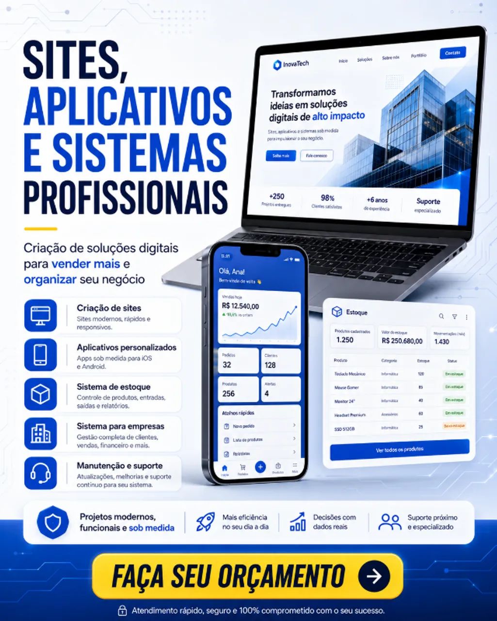 ? Transforme sua ideia em uma solução digital profissional!