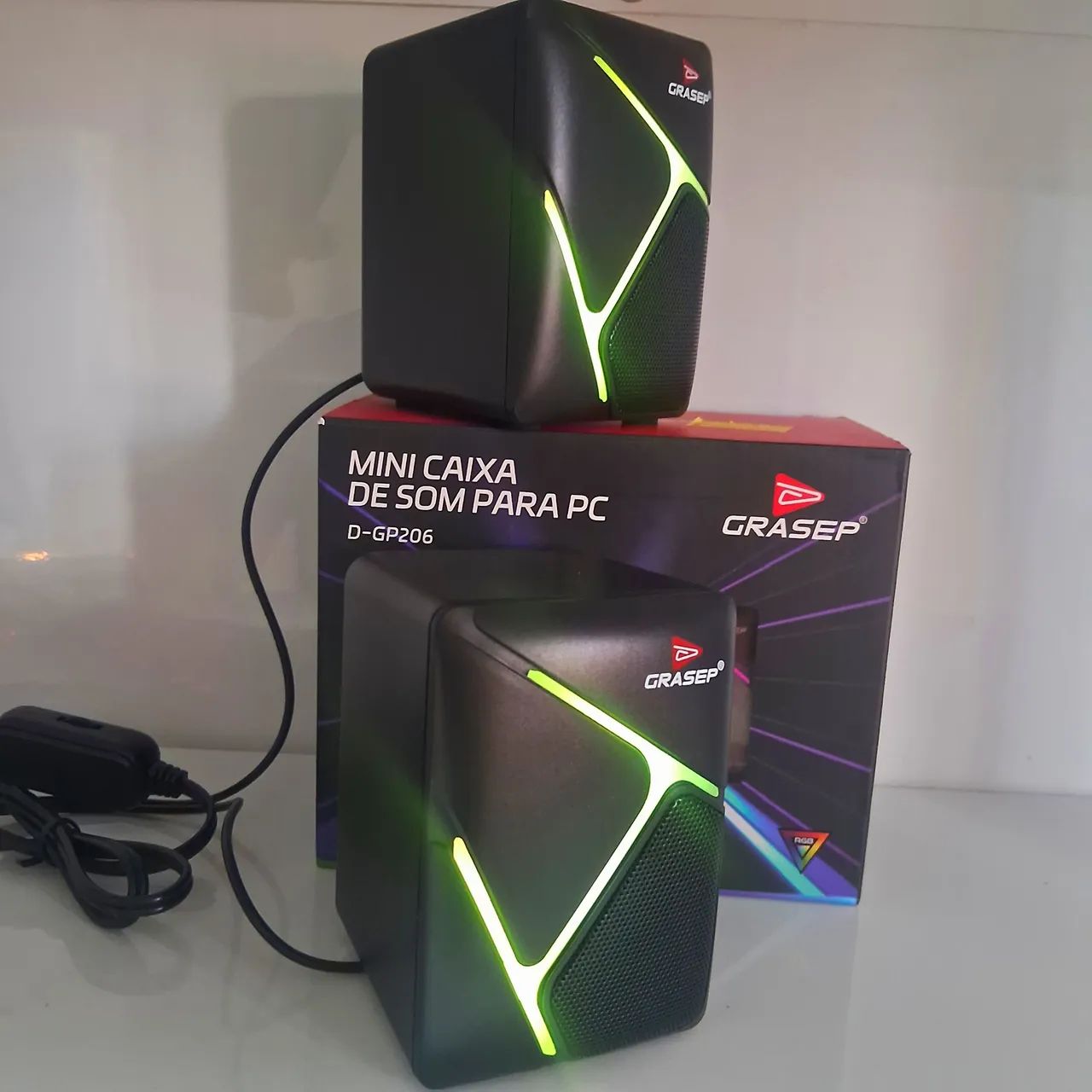 Caixa de som para PC RGB GAME - Foto 2