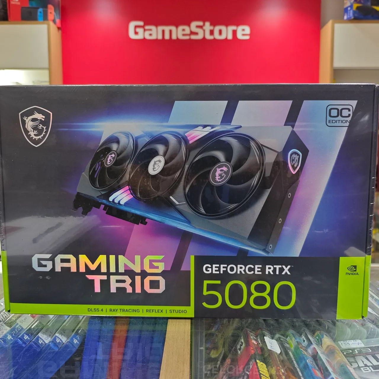 RTX 5080 MSI Gaming Trio OC 16gb Lacrada Loja física 