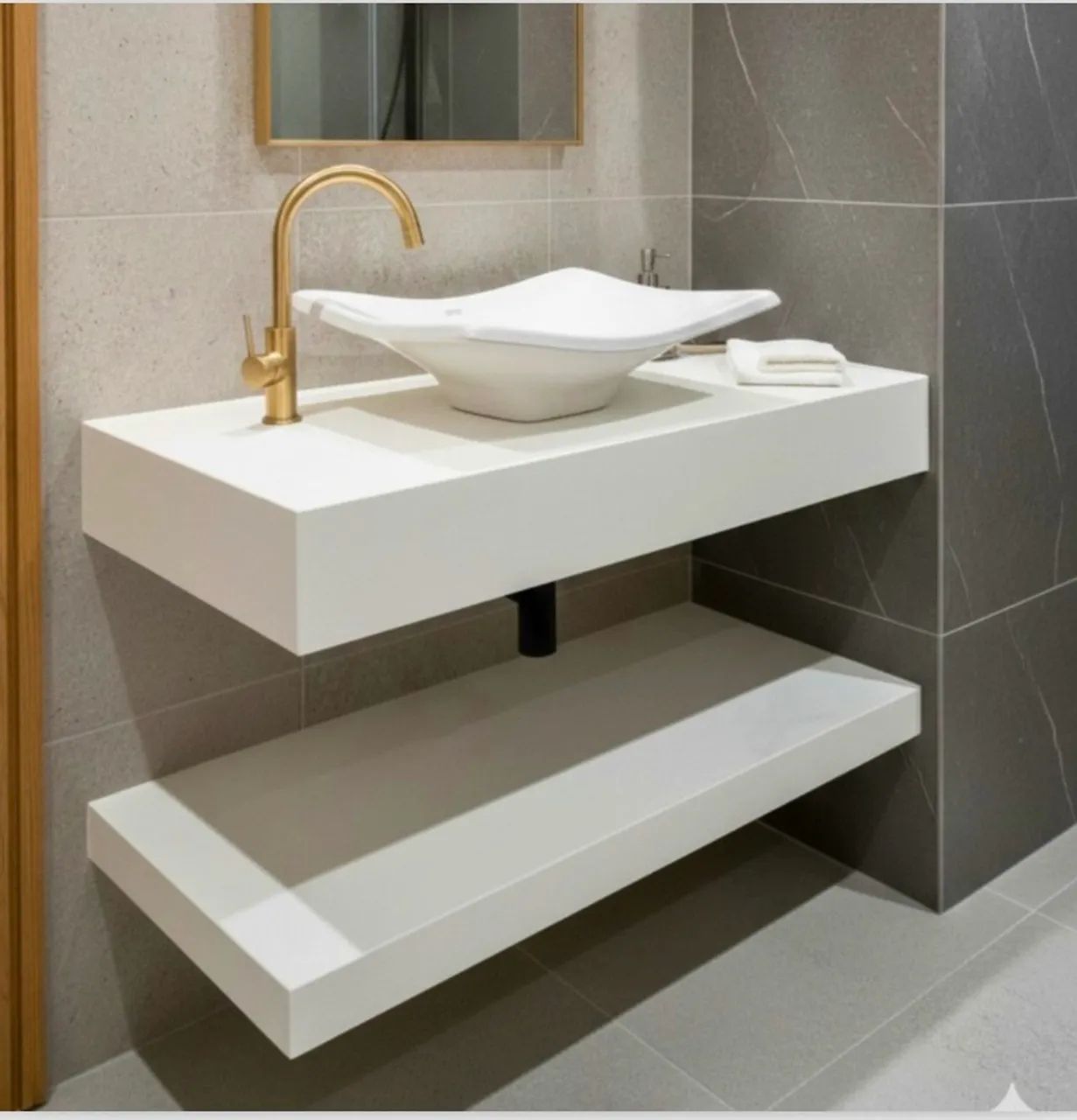 Lavatório de banheiro em Porcelanatos - Foto 3