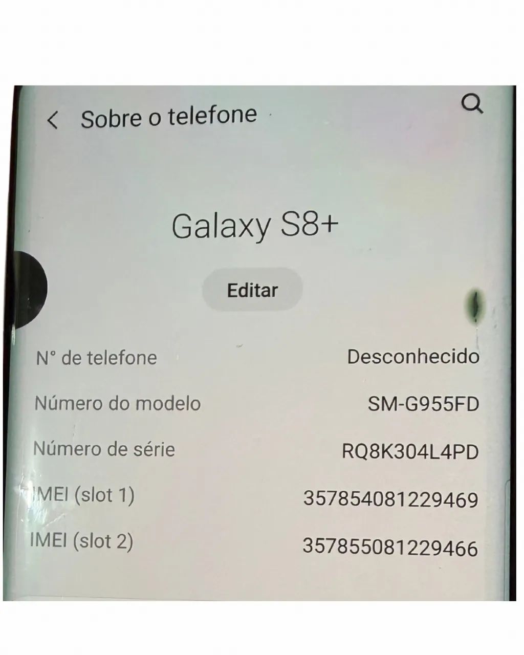 Samsung Galaxy S8+ + Caixa + 3 Capinhas + Fonte | Com Defeitos - Foto 5
