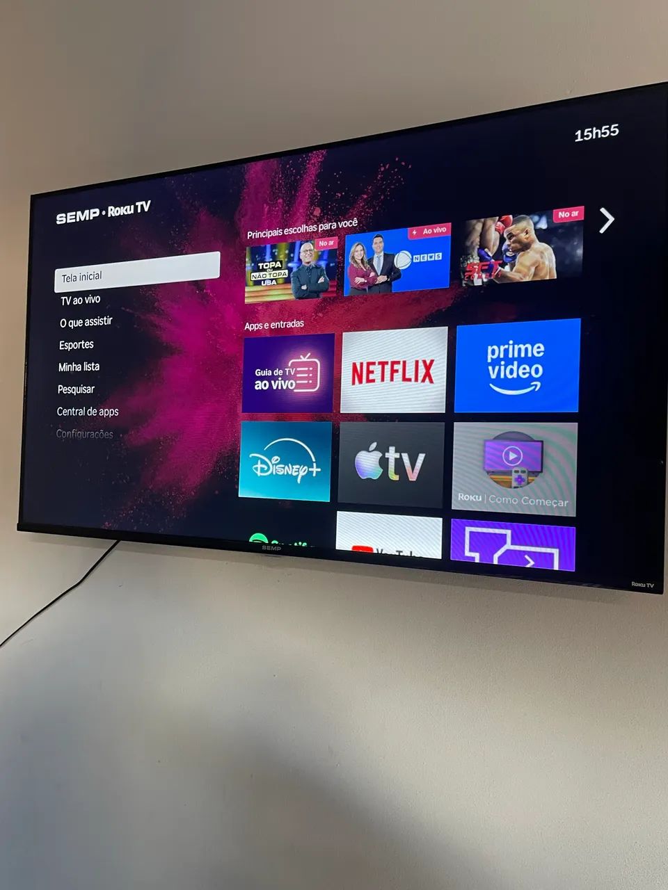 Vende-se TV 43 Polegadas SMART SEMP ROKU,  - Foto 2