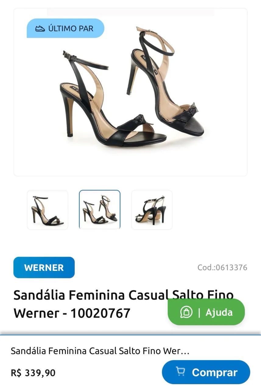 Sandália salto Werner  - Foto 4