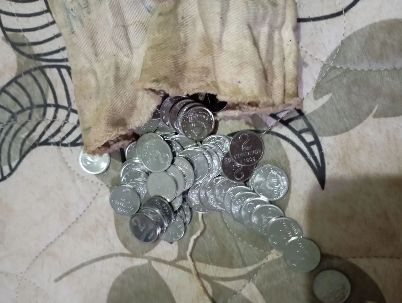 Moedas de 2 centavos 1969..tenho 1000 moedas