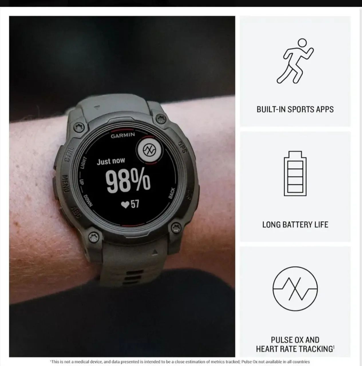 Garmin Instinct E 45mm, Rugged Outdoor Gps - Foto 5
