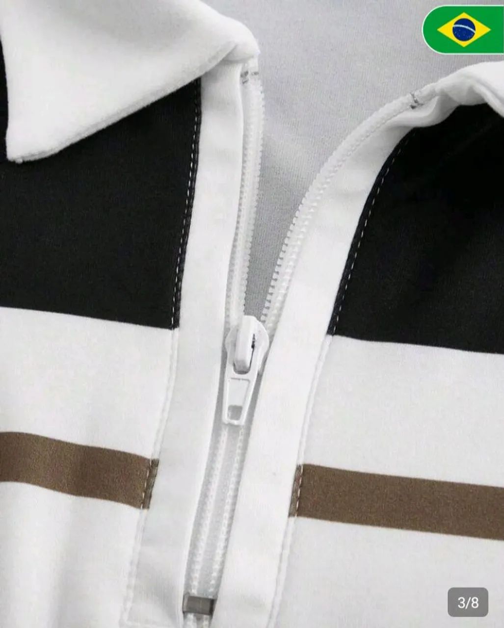 Camisa Polo Masculina Manga Longa - Foto 2
