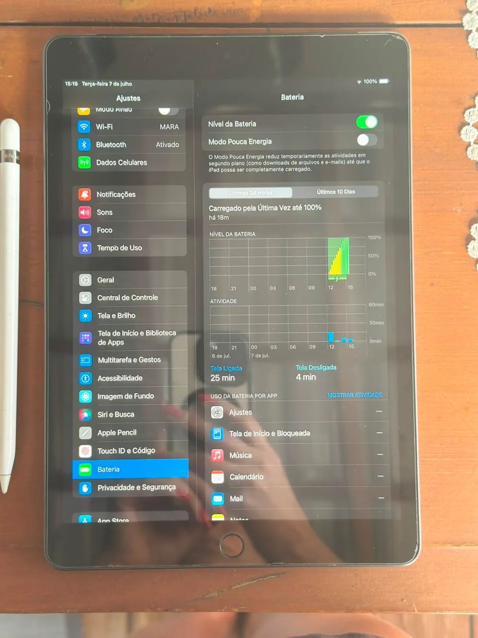 iPad 9ª Geração 256GB + Apple Pencil Original - Foto 4