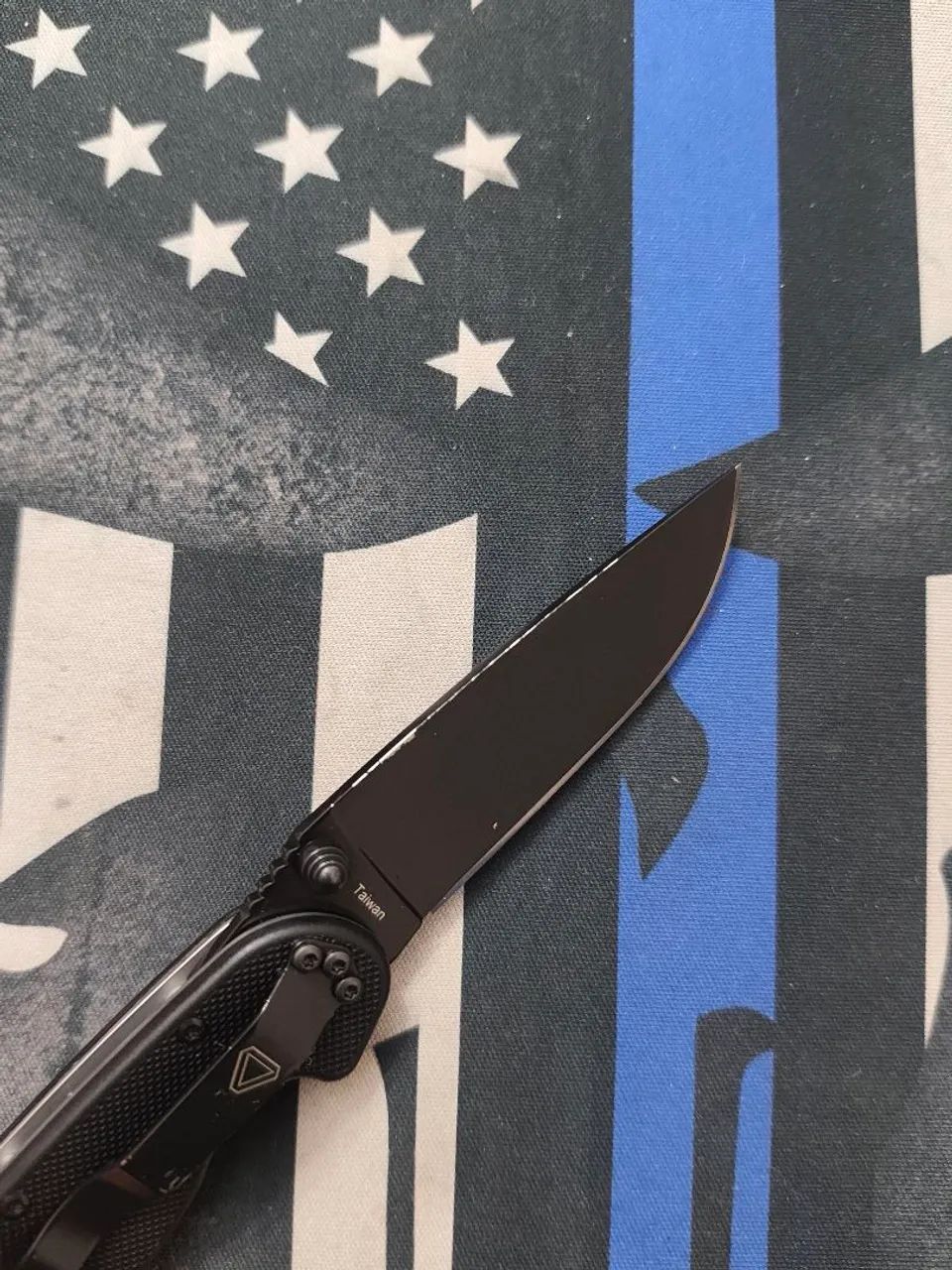 Canivete Ontário RAT Model II Randall's Adventure Training Black Plain Blade, BLK Nylon  - Foto 3