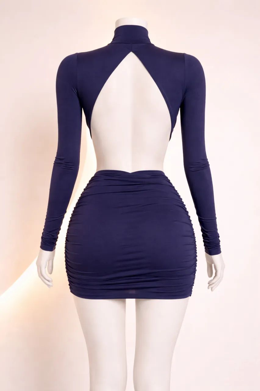 Vestido Poliamida Azul NOVO - Foto 2