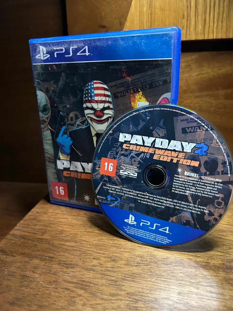 Payday 2 PS4 Original - Ótimo Estado