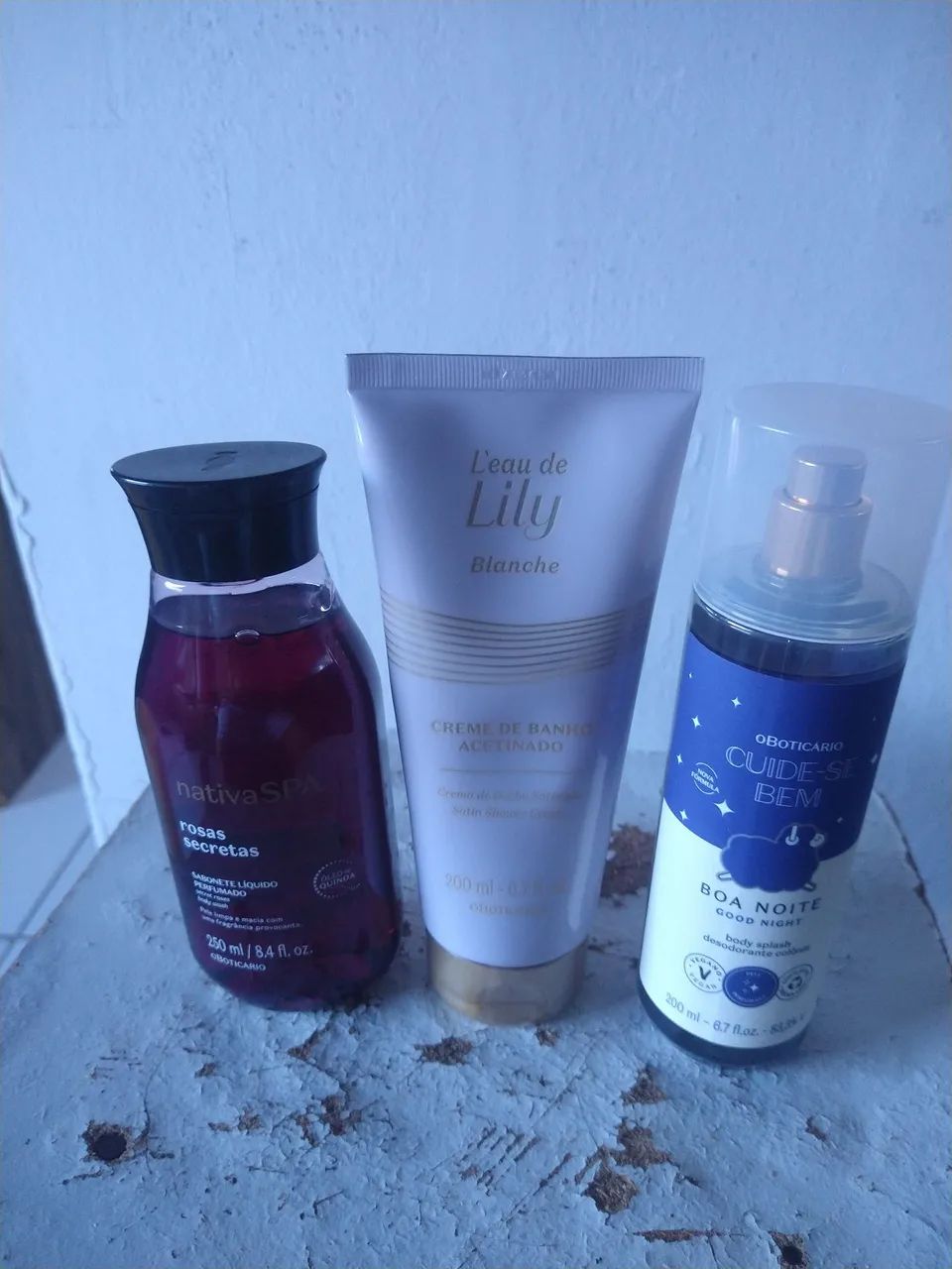 Kit nativa SPA e lilye boby Splash boa noite
