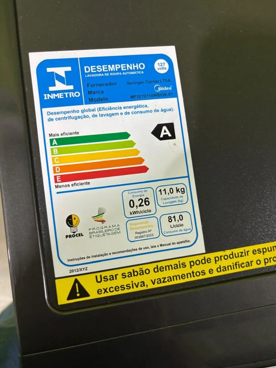 Lava e Seca Midea 11 kg Titanium Slim - Foto 3