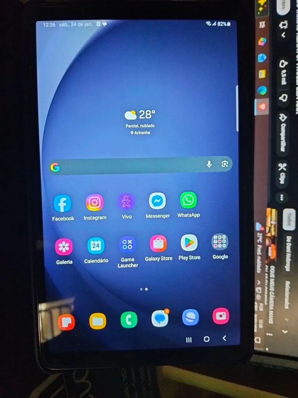 Tablet com chip