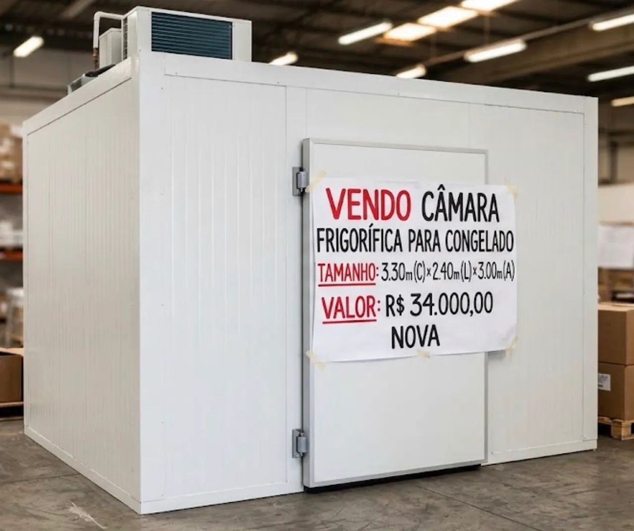 Câmara frigorífica 