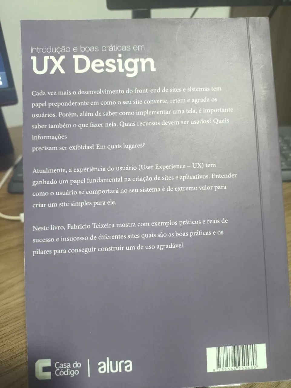 Livro Introdução e Boas Praticas em UX Design - Foto 2